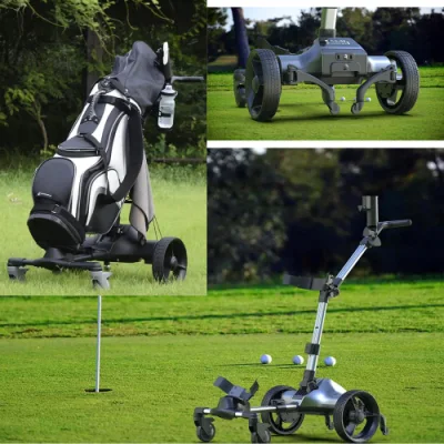 Swing Recorder Mini Electric Golf Buggy Charging Recording Golf Trolley Golf Caddy