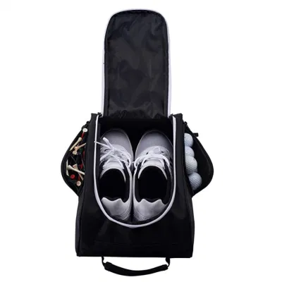 Shoe Carrier Bags Ventilation Outside Pocket for Socks Golf Shoe Bag Zippered