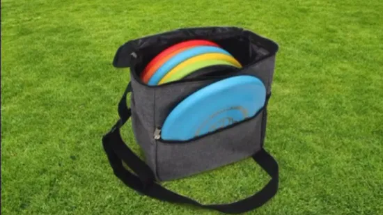 Disc Golf Bag Tote Bag for Frisbee Golf Holds 10